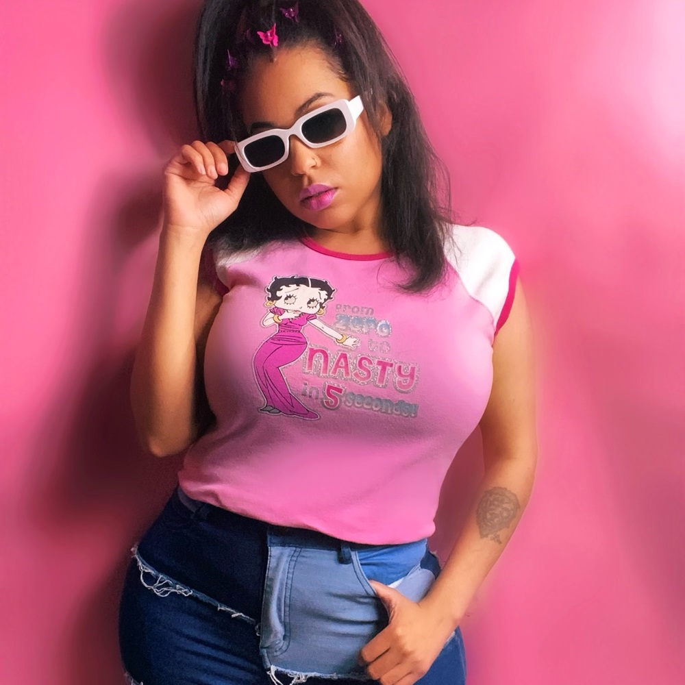 Vintage Y2K Betty Boop shirt size XL